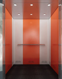 Fanta Orange Elevator Cabins